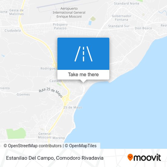 Estanilao Del Campo map