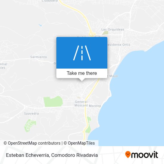 Esteban Echeverría map