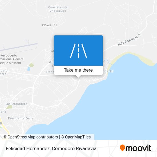 Felicidad Hernandez map