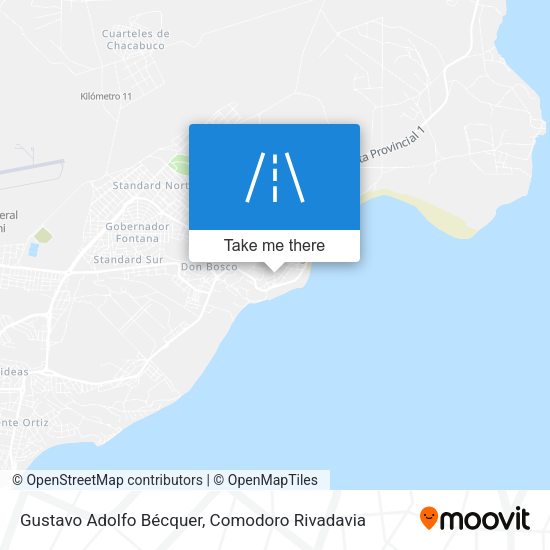 Mapa de Gustavo Adolfo Bécquer