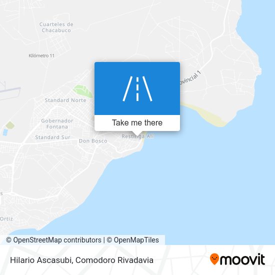 Mapa de Hilario Ascasubi