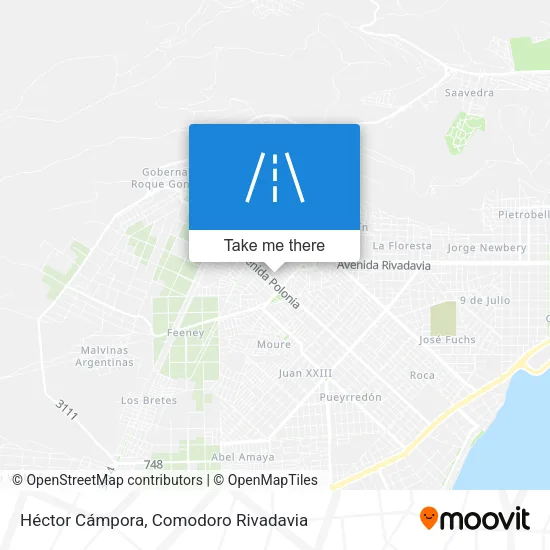 Héctor Cámpora map