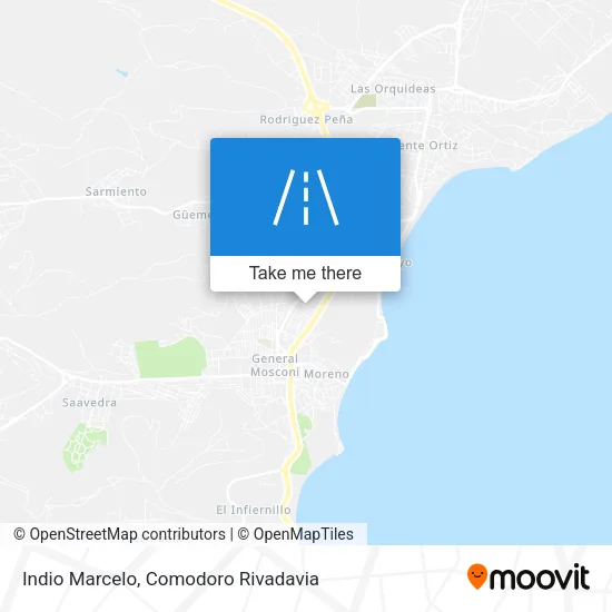 Indio Marcelo map