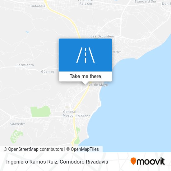 Ingeniero Ramos Ruiz map