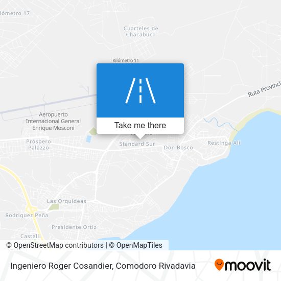 Ingeniero Roger Cosandier map
