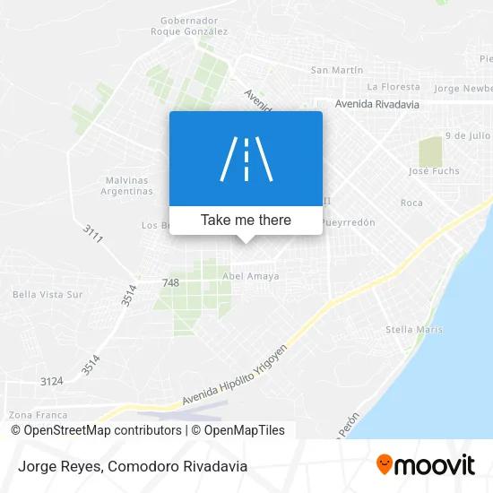 Jorge Reyes map