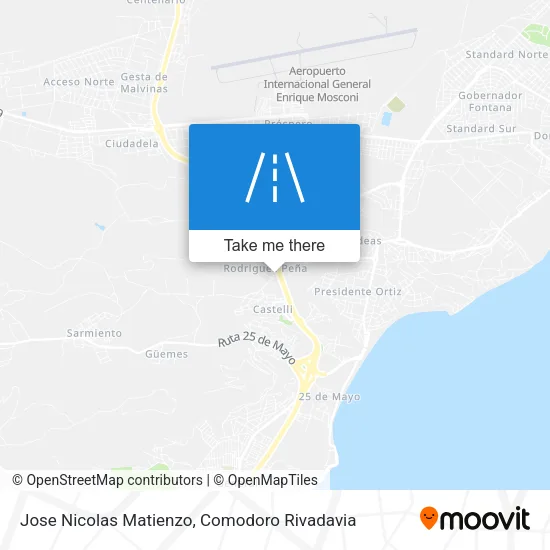 Jose Nicolas Matienzo map