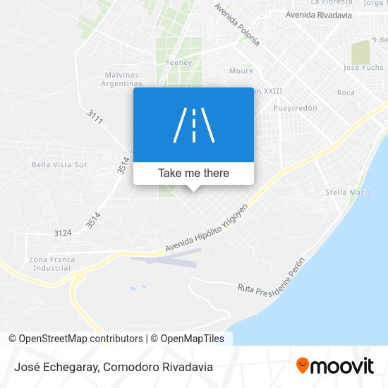 José Echegaray map