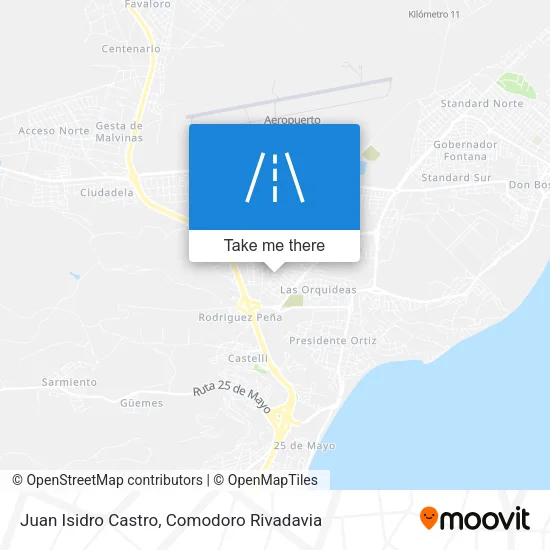 Mapa de Juan Isidro Castro