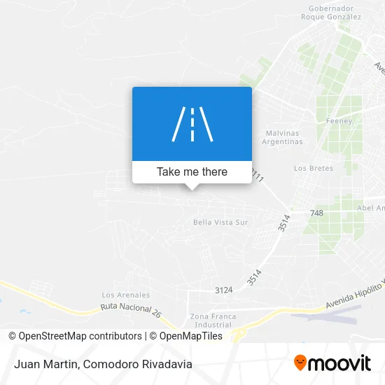 Mapa de Juan Martin