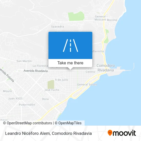 Leandro Nicéforo Alem map