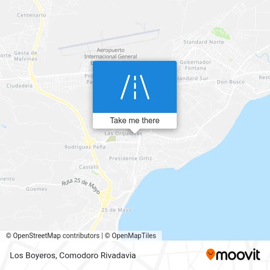Los Boyeros map