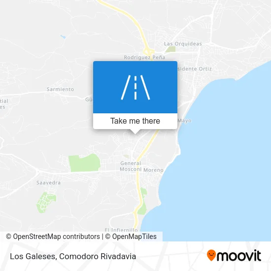 Mapa de Los Galeses