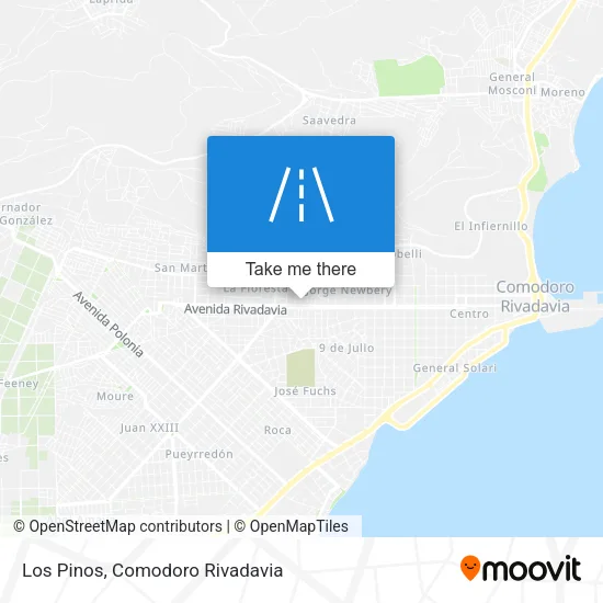 Mapa de Los Pinos