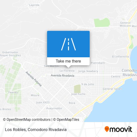Mapa de Los Robles