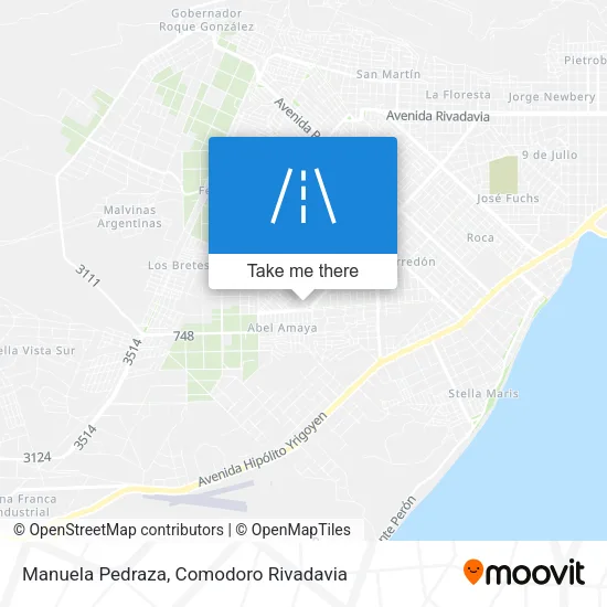 Manuela Pedraza map