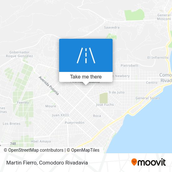 Mapa de Martin Fierro