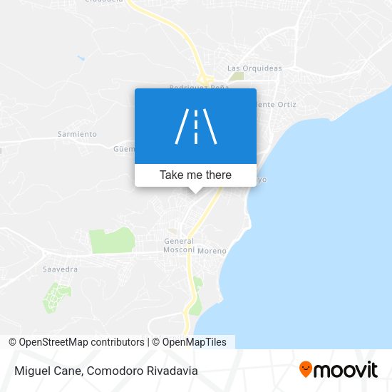 Miguel Cane map