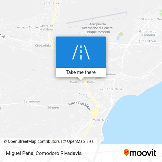 Miguel Peña map