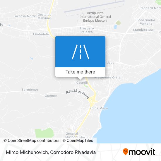 Mirco Michunovich map