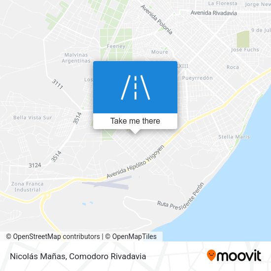 Nicolás Mañas map