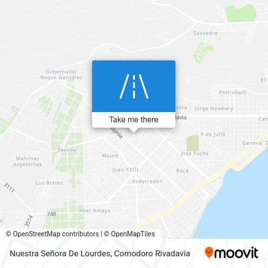 Nuestra Señora De Lourdes map