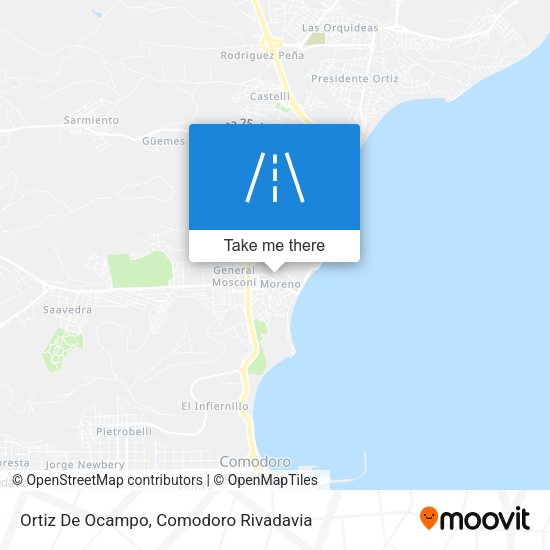 Mapa de Ortiz De Ocampo