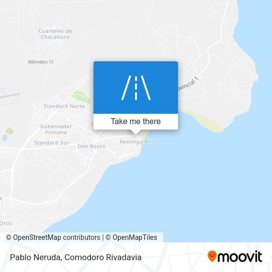 Mapa de Pablo Neruda