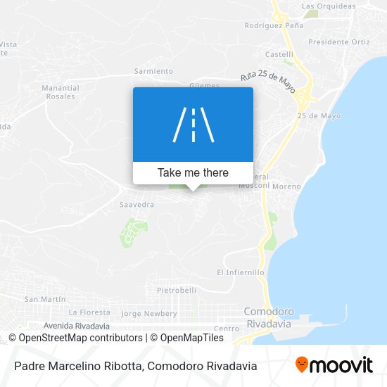 Padre Marcelino Ribotta map