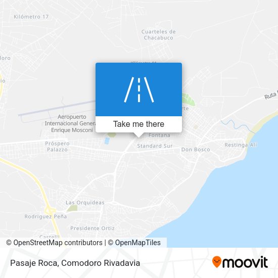 Mapa de Pasaje Roca