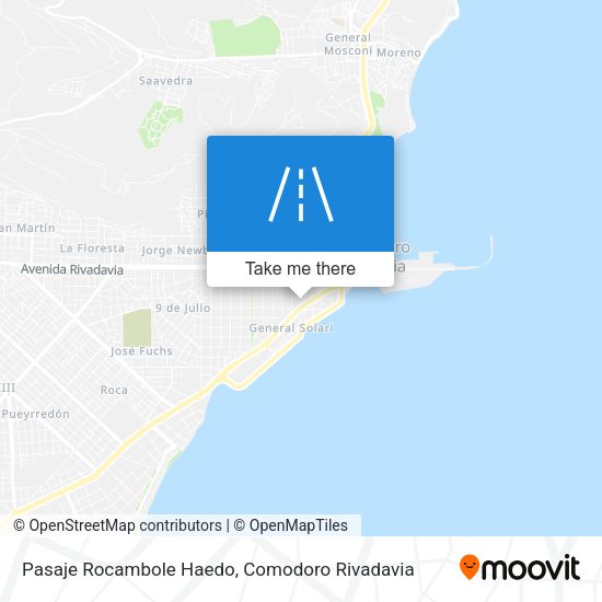 Pasaje Rocambole Haedo map