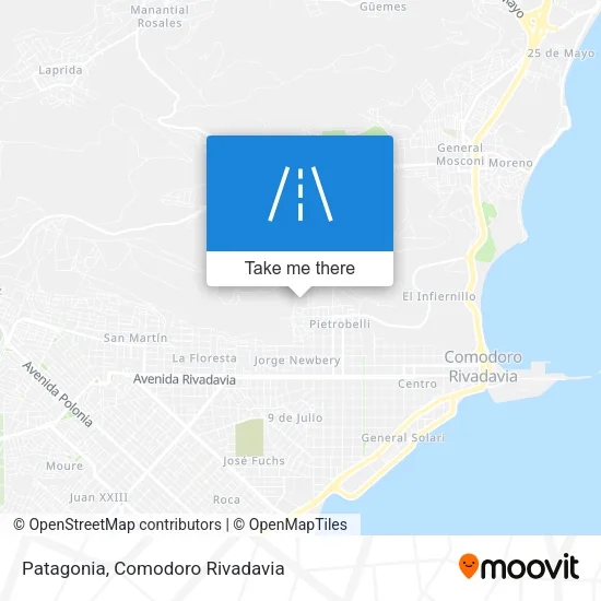 Patagonia map