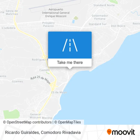 Ricardo Guiraldes map