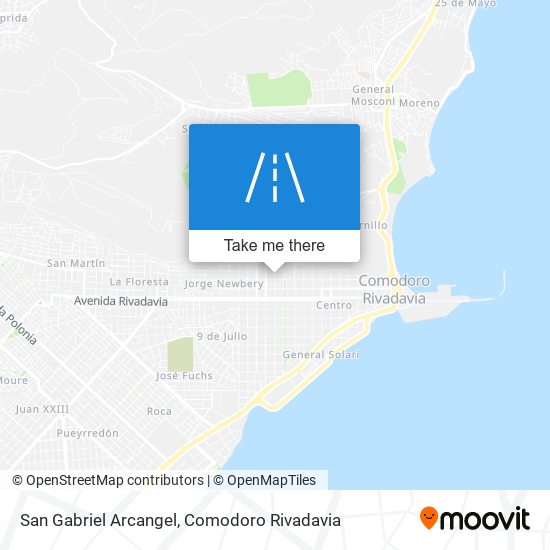 San Gabriel Arcangel map