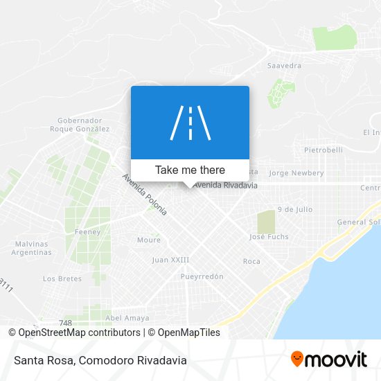 Santa Rosa map