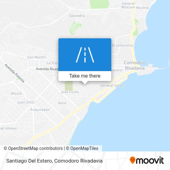 Mapa de Santiago Del Estero