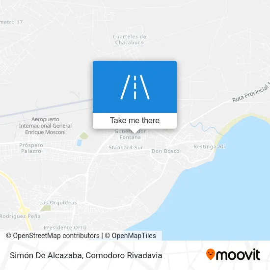 Simón De Alcazaba map