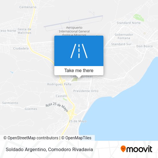 Soldado Argentino map