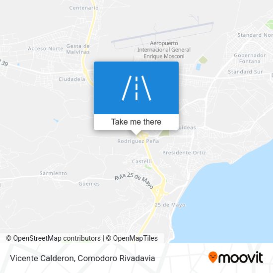 Vicente Calderon map