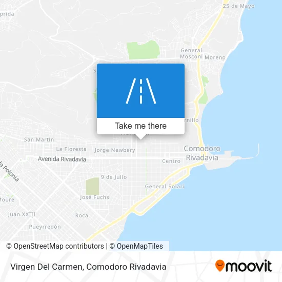 Virgen Del Carmen map