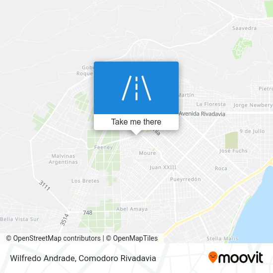 Wilfredo Andrade map