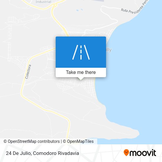 24 De Julio map