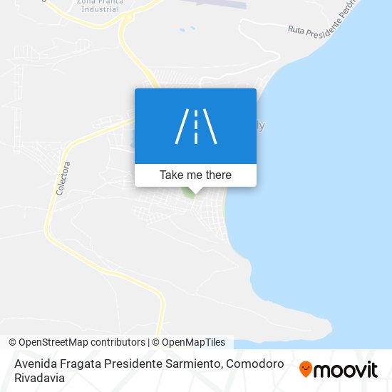 Mapa de Avenida Fragata Presidente Sarmiento