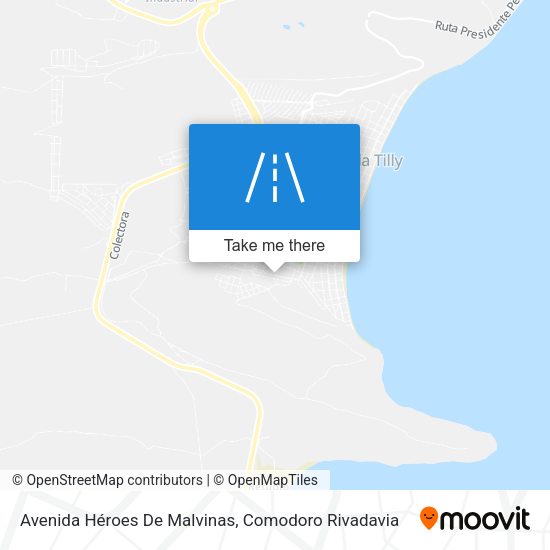 Mapa de Avenida Héroes De Malvinas