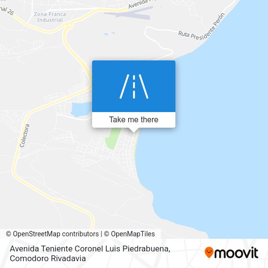 Avenida Teniente Coronel Luis Piedrabuena map