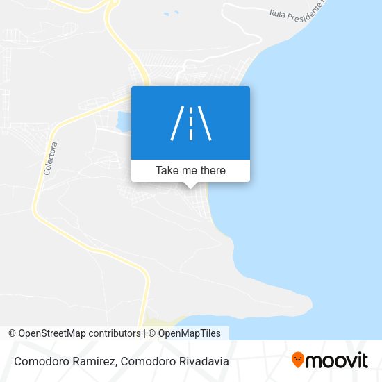 Comodoro Ramirez map