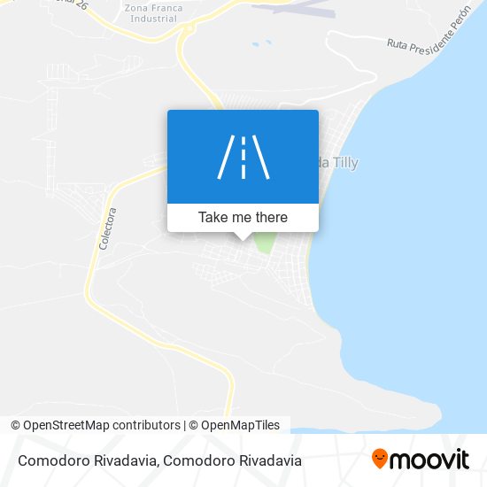 Comodoro Rivadavia map