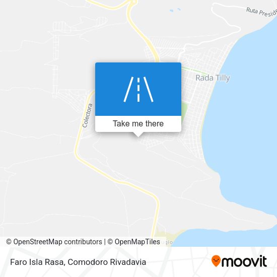 Mapa de Faro Isla Rasa