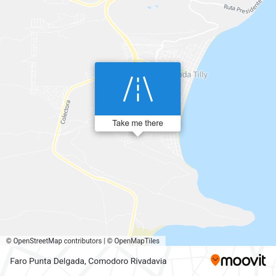 Mapa de Faro Punta Delgada