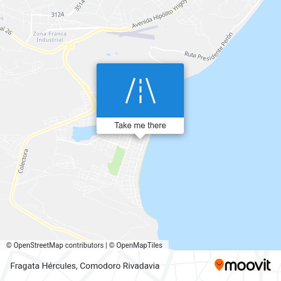 Mapa de Fragata Hércules